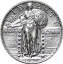 1916-1930 Standing Liberty Silver Quarter Melt Value