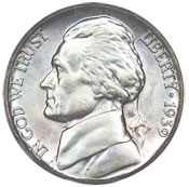 1938-1942 Jefferson Nickel Value